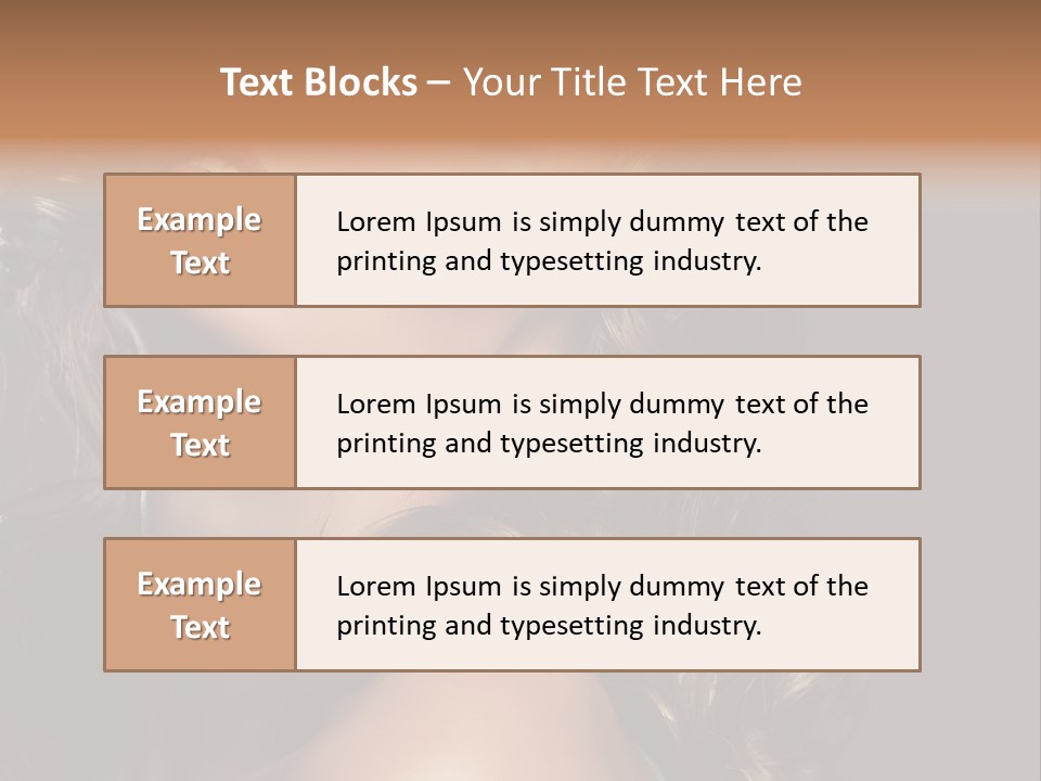 Beautiful Passion Brown PowerPoint Template