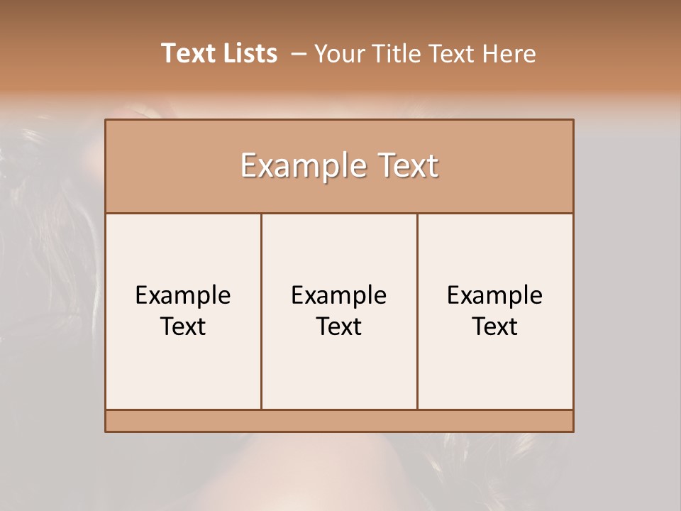 Beautiful Passion Brown PowerPoint Template