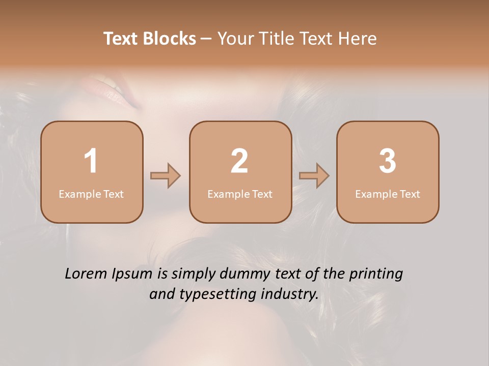 Beautiful Passion Brown PowerPoint Template