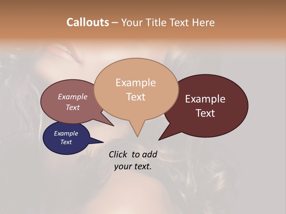 Beautiful Passion Brown PowerPoint Template