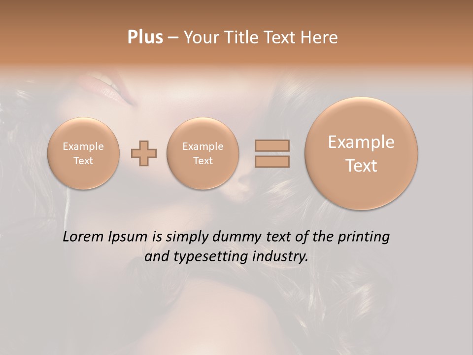 Beautiful Passion Brown PowerPoint Template