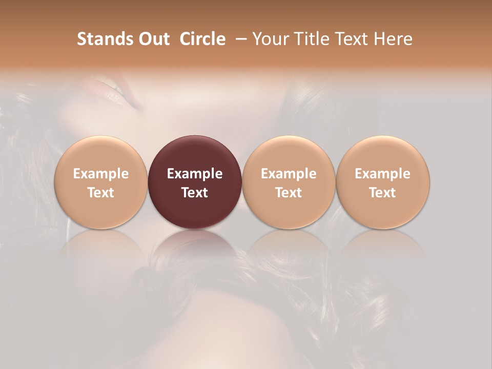 Beautiful Passion Brown PowerPoint Template