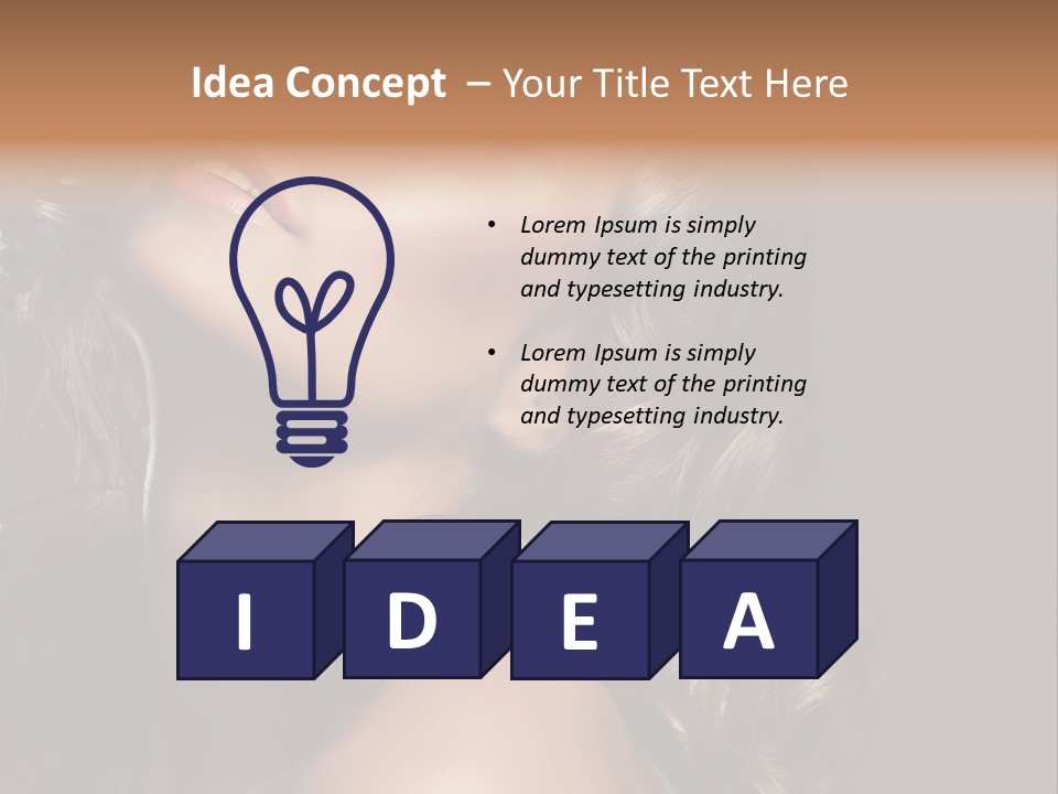 Beautiful Passion Brown PowerPoint Template