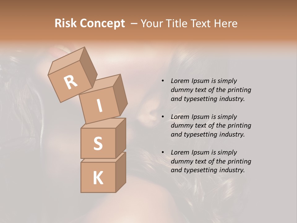 Beautiful Passion Brown PowerPoint Template