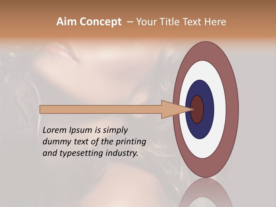 Beautiful Passion Brown PowerPoint Template