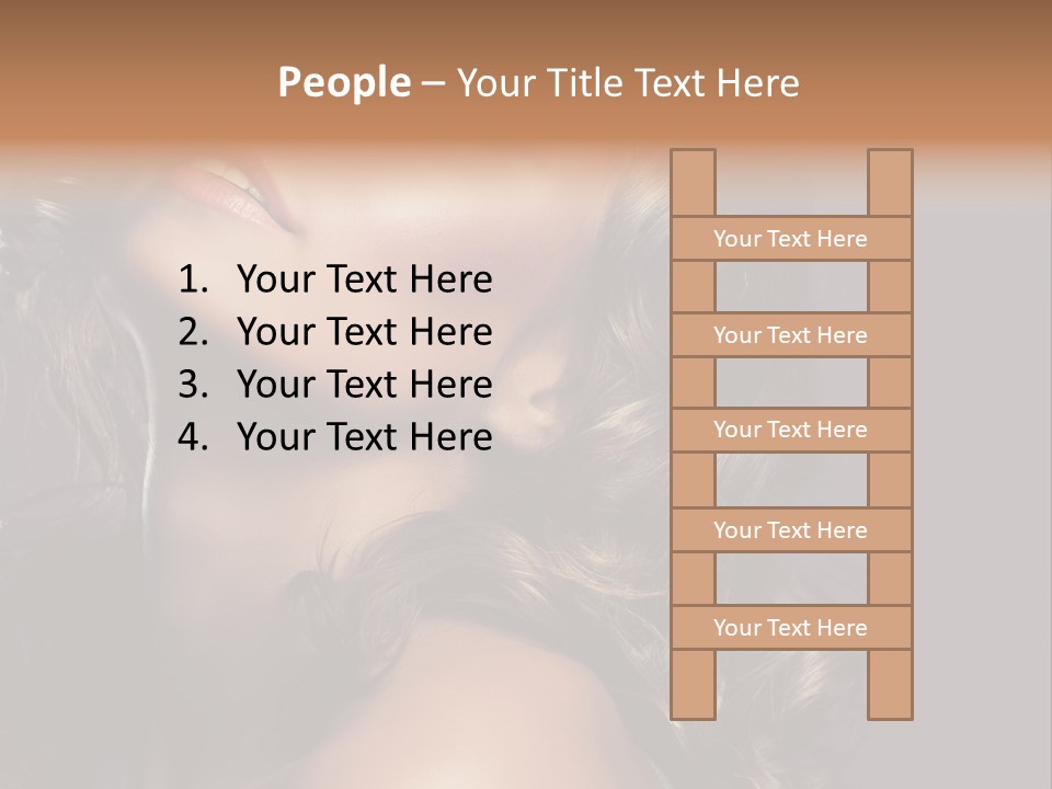 Beautiful Passion Brown PowerPoint Template