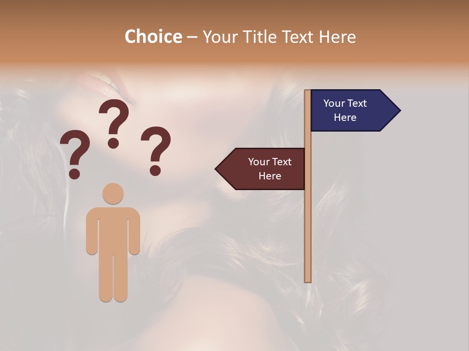 Beautiful Passion Brown PowerPoint Template