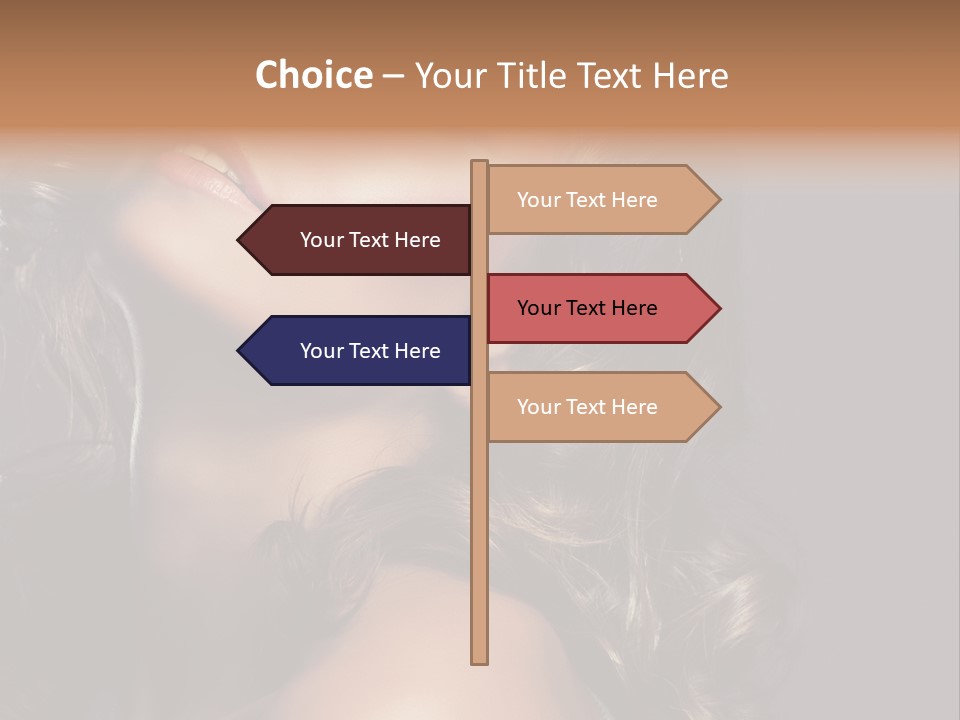 Beautiful Passion Brown PowerPoint Template