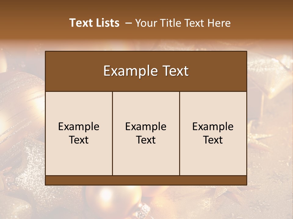 Round Bow Ornament PowerPoint Template
