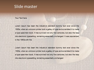 Textured Brown Day PowerPoint Template