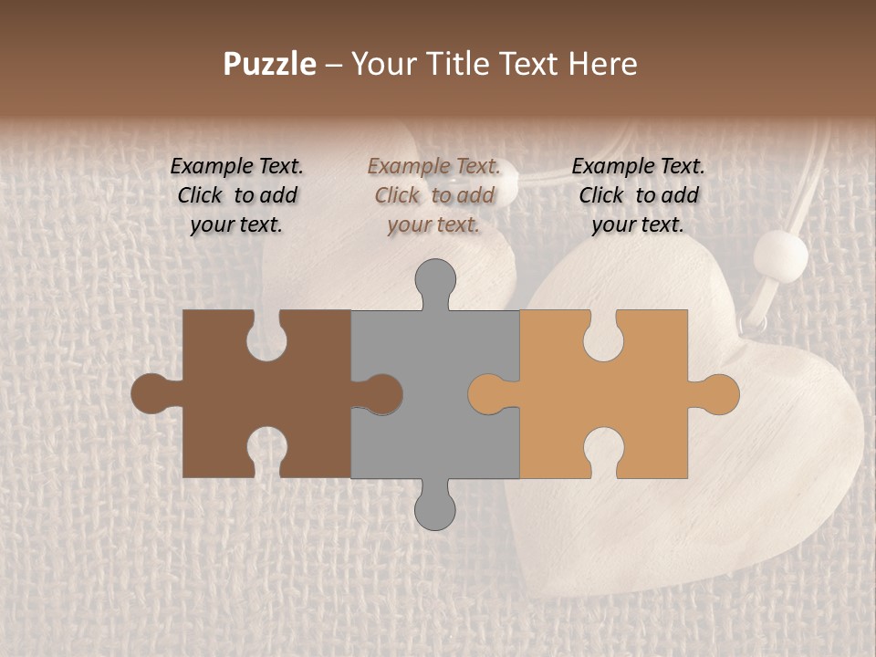 Textured Brown Day PowerPoint Template