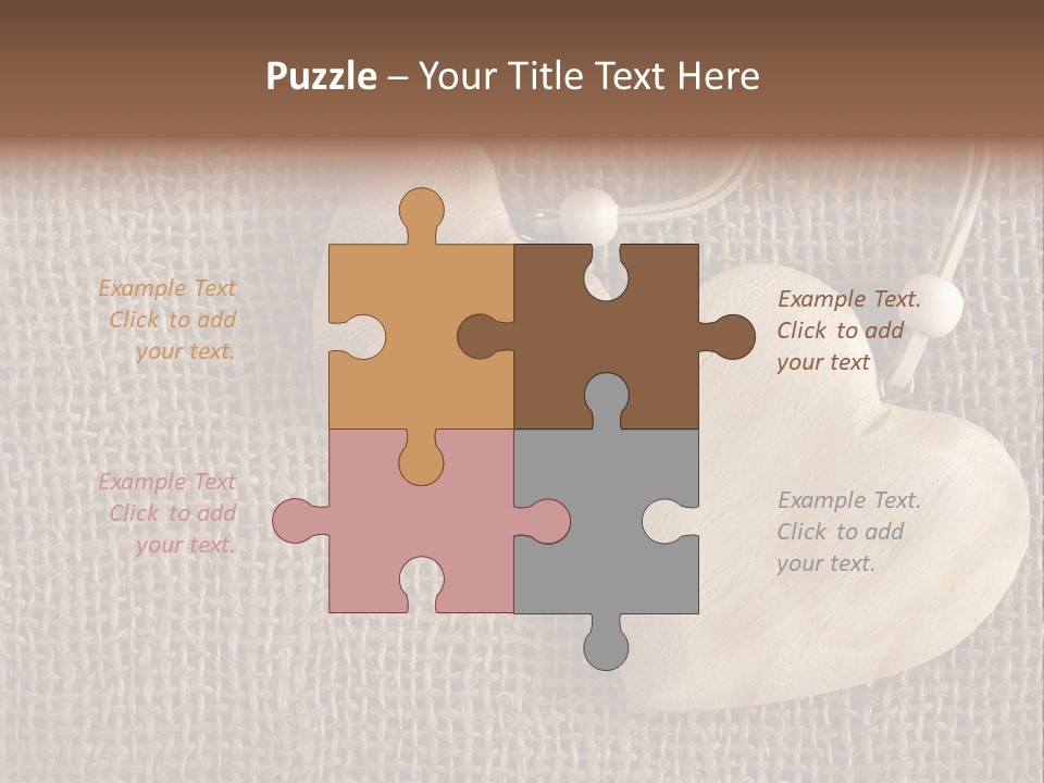 Textured Brown Day PowerPoint Template