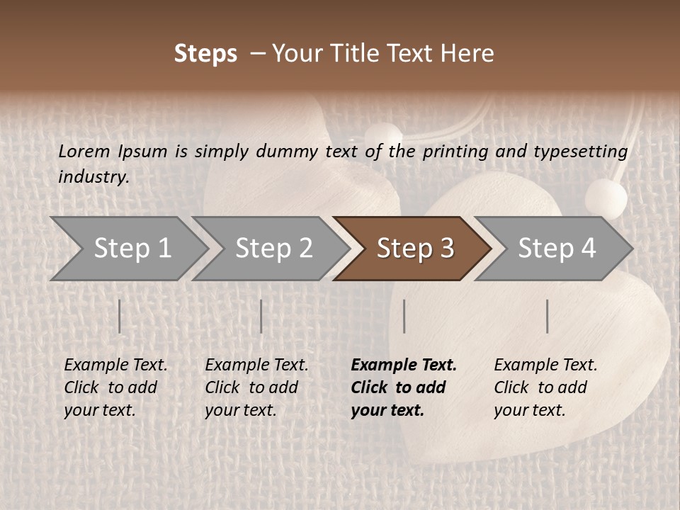 Textured Brown Day PowerPoint Template