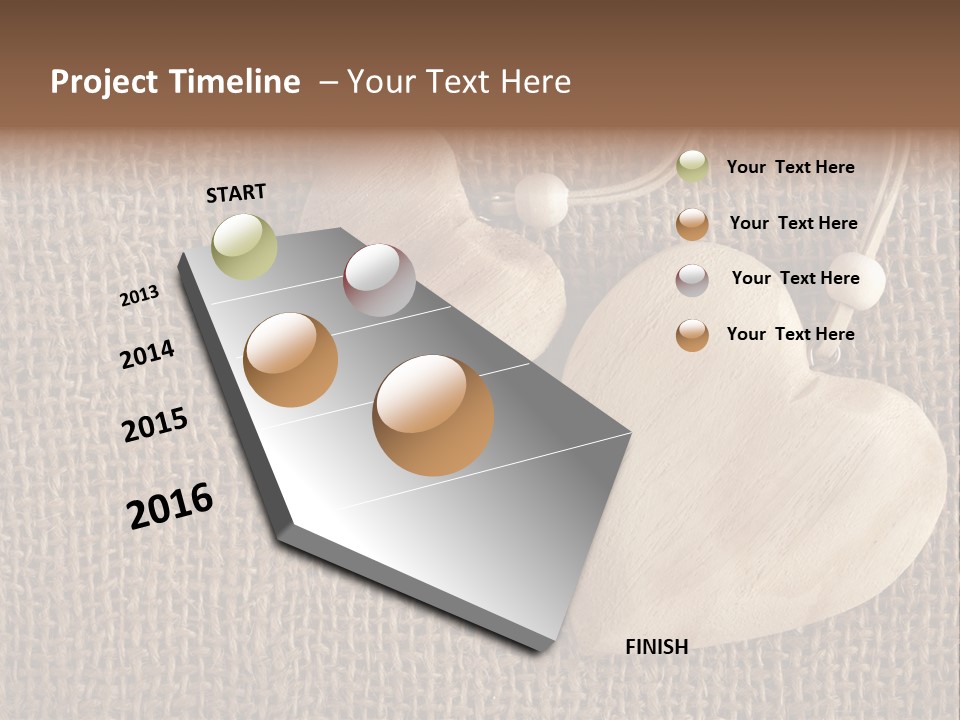 Textured Brown Day PowerPoint Template