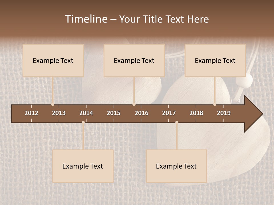 Textured Brown Day PowerPoint Template