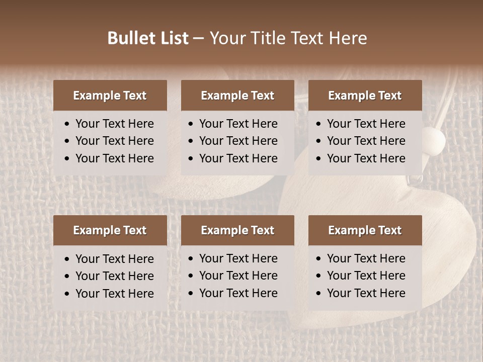 Textured Brown Day PowerPoint Template