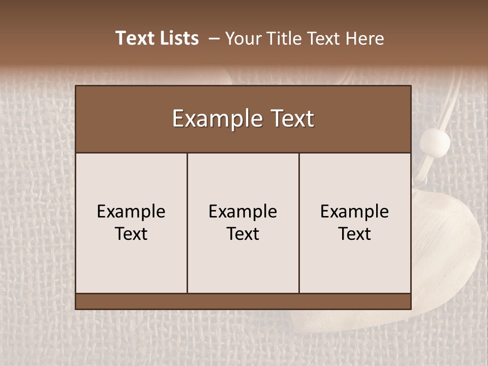Textured Brown Day PowerPoint Template