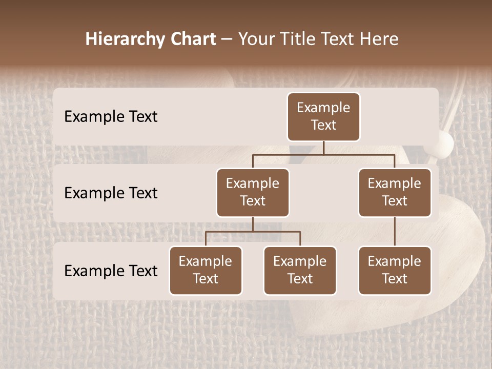 Textured Brown Day PowerPoint Template