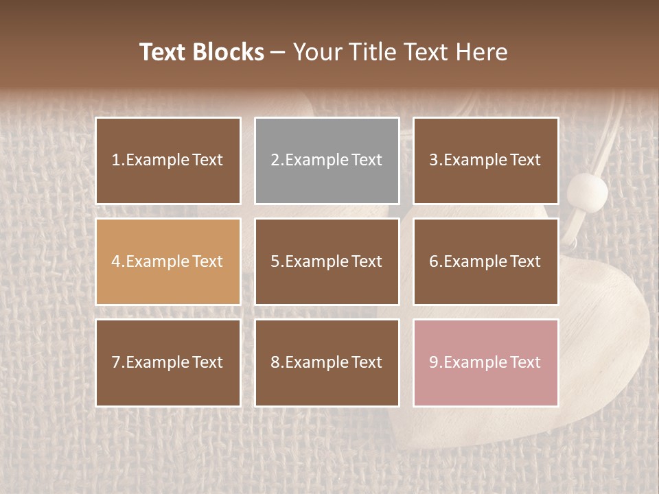 Textured Brown Day PowerPoint Template