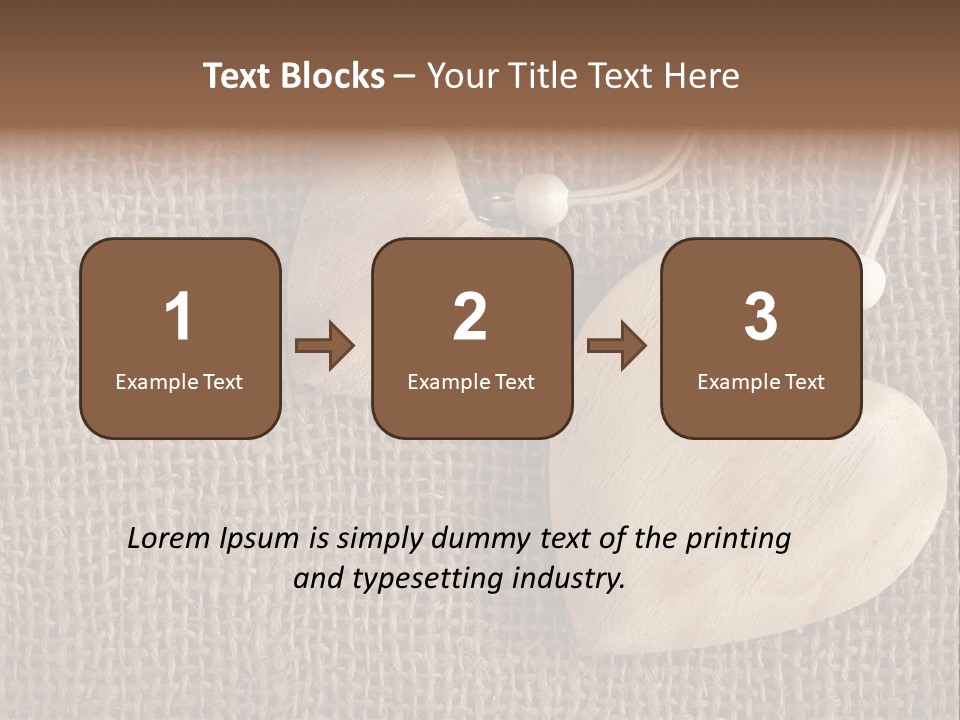 Textured Brown Day PowerPoint Template