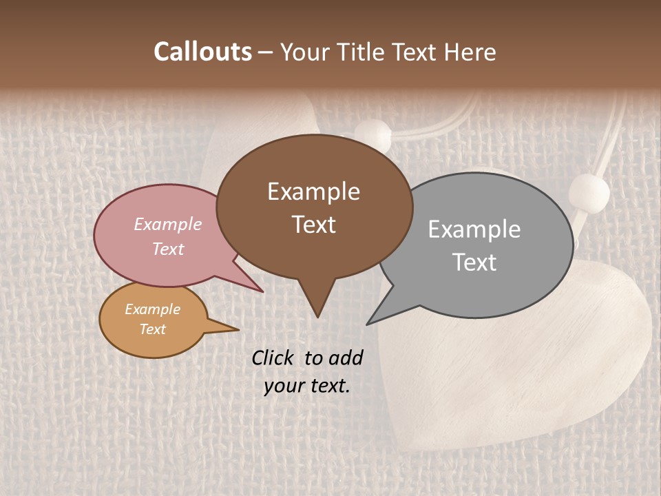 Textured Brown Day PowerPoint Template