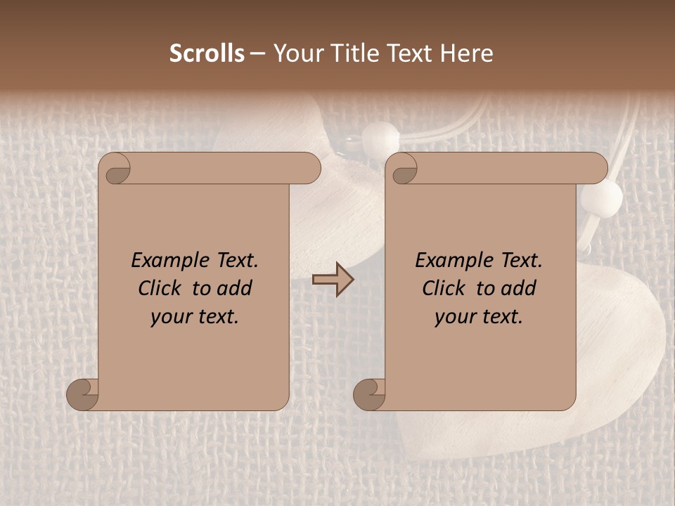 Textured Brown Day PowerPoint Template