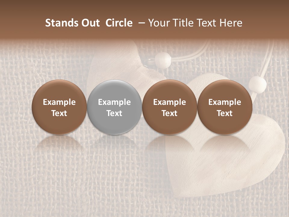 Textured Brown Day PowerPoint Template