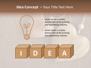 Textured Brown Day PowerPoint Template