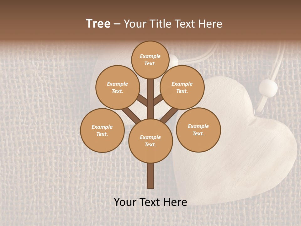 Textured Brown Day PowerPoint Template