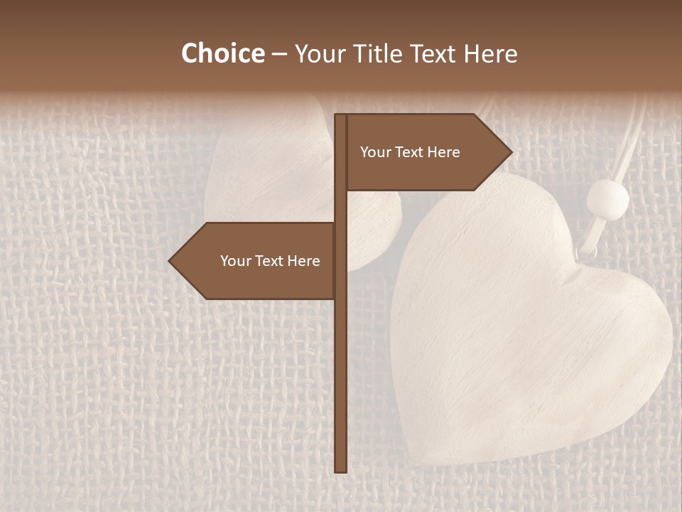 Textured Brown Day PowerPoint Template