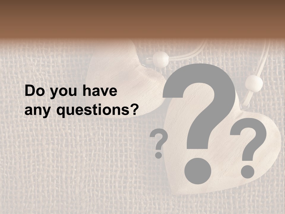 Textured Brown Day PowerPoint Template