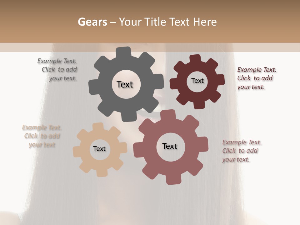 Skin Lady Young PowerPoint Template