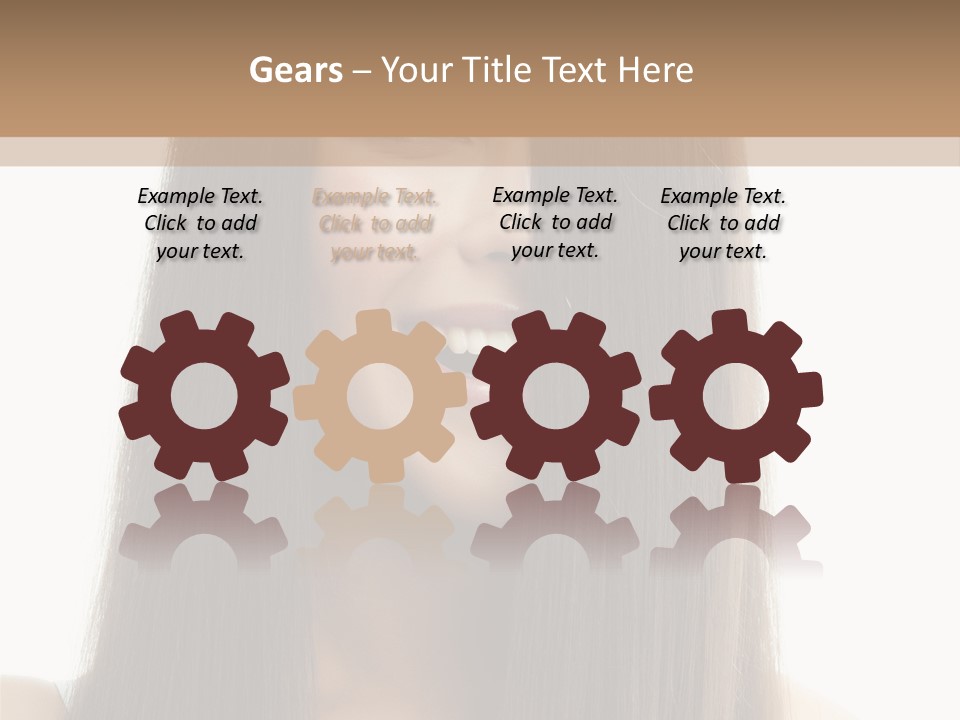 Skin Lady Young PowerPoint Template