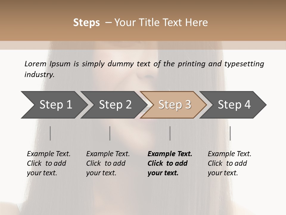 Skin Lady Young PowerPoint Template