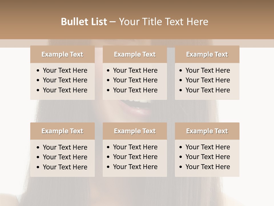 Skin Lady Young PowerPoint Template