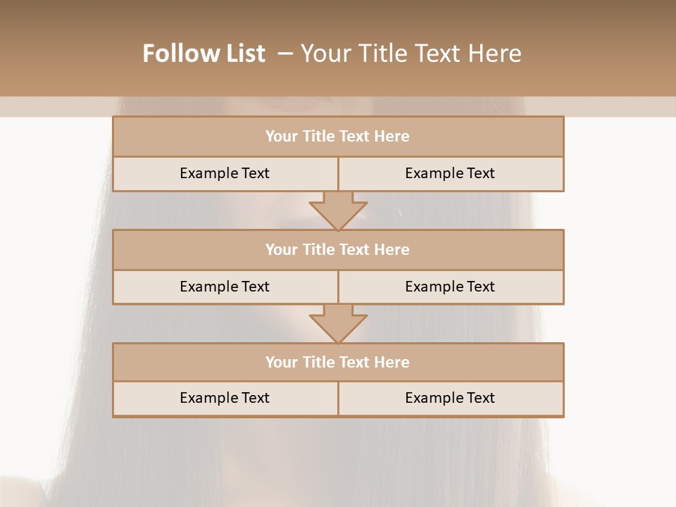 Skin Lady Young PowerPoint Template