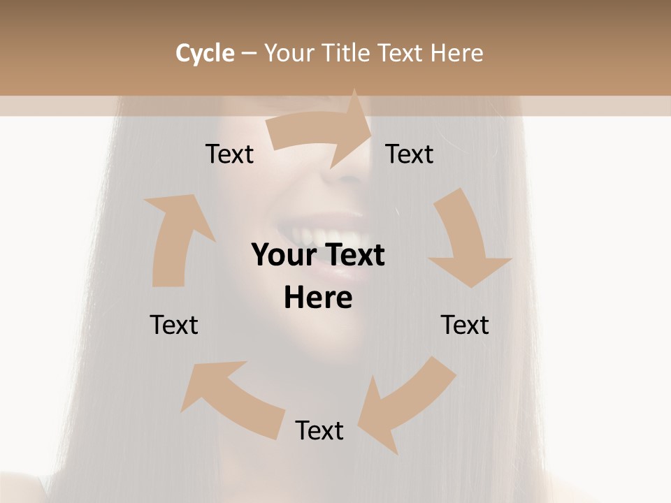 Skin Lady Young PowerPoint Template