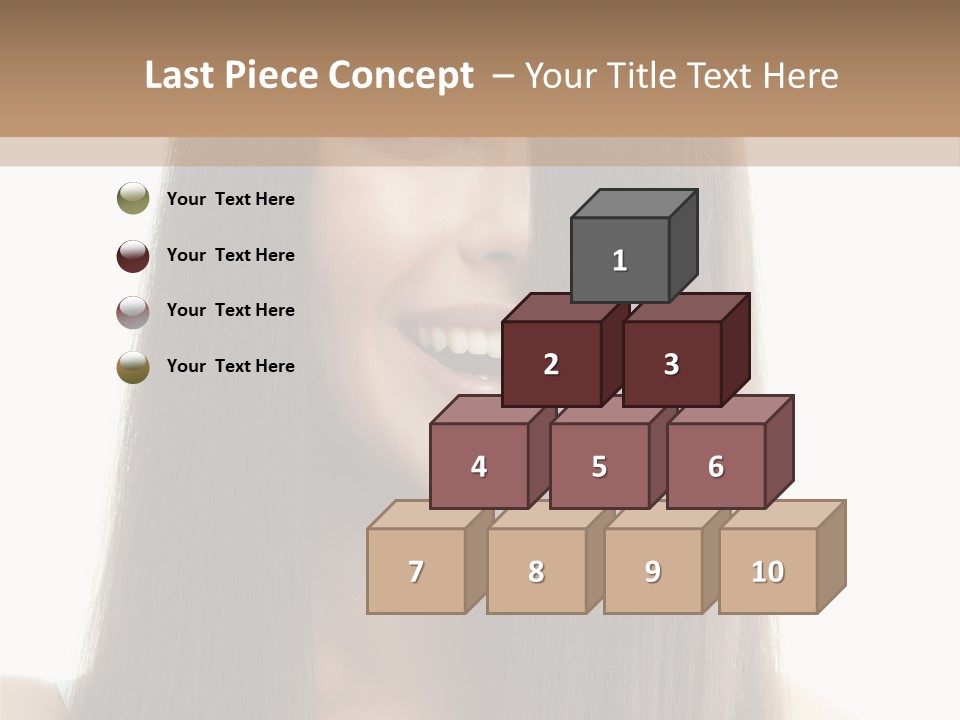 Skin Lady Young PowerPoint Template