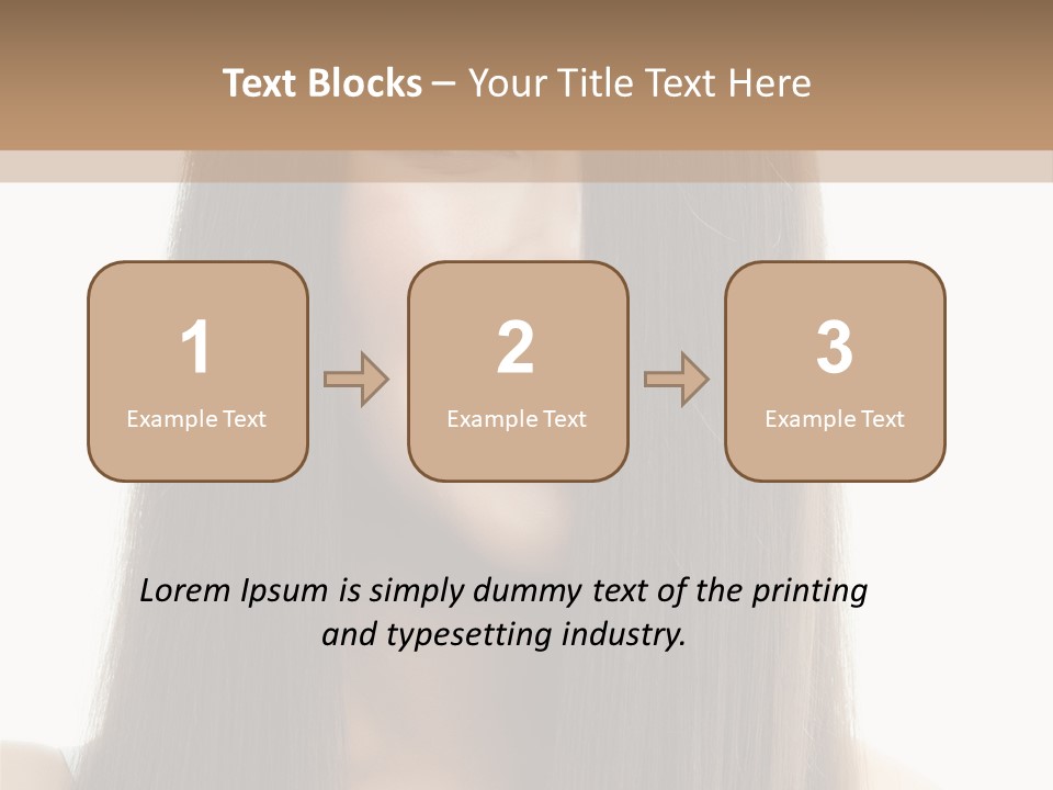 Skin Lady Young PowerPoint Template