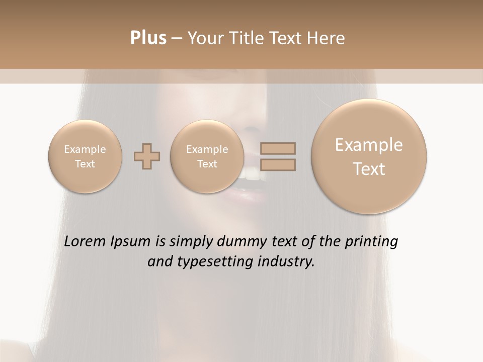 Skin Lady Young PowerPoint Template