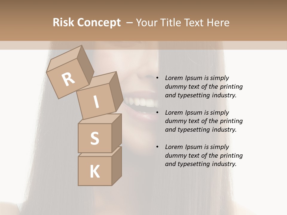 Skin Lady Young PowerPoint Template