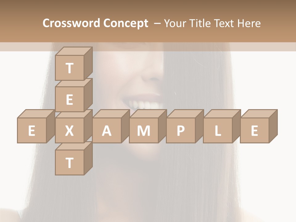 Skin Lady Young PowerPoint Template