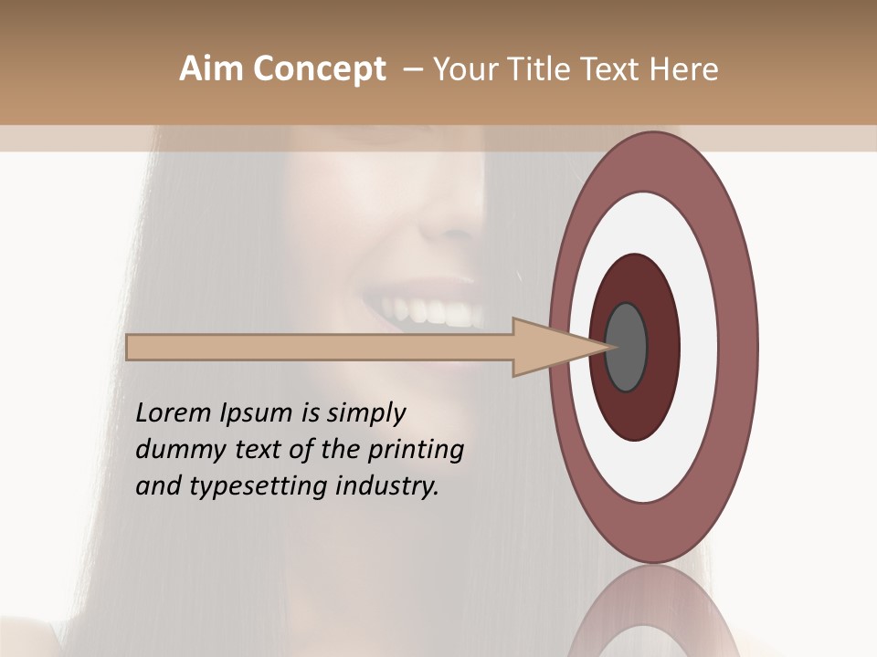 Skin Lady Young PowerPoint Template