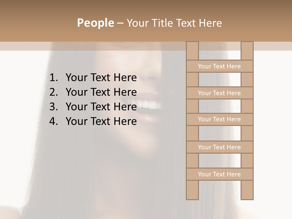 Skin Lady Young PowerPoint Template