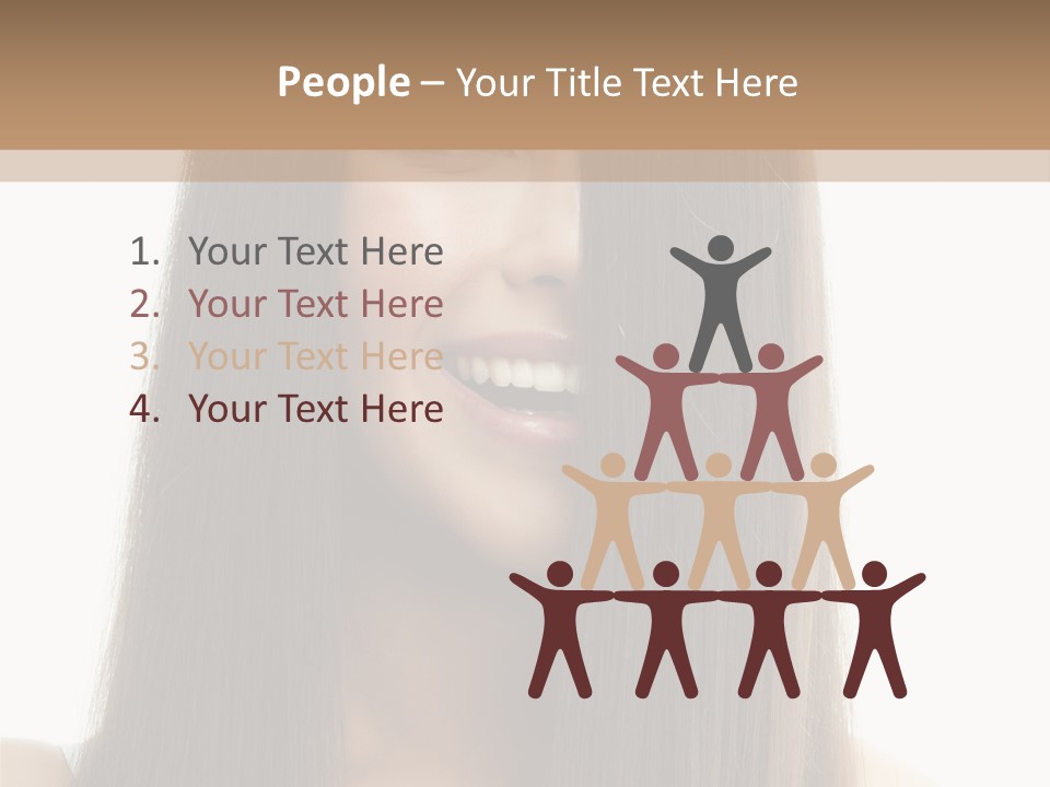 Skin Lady Young PowerPoint Template