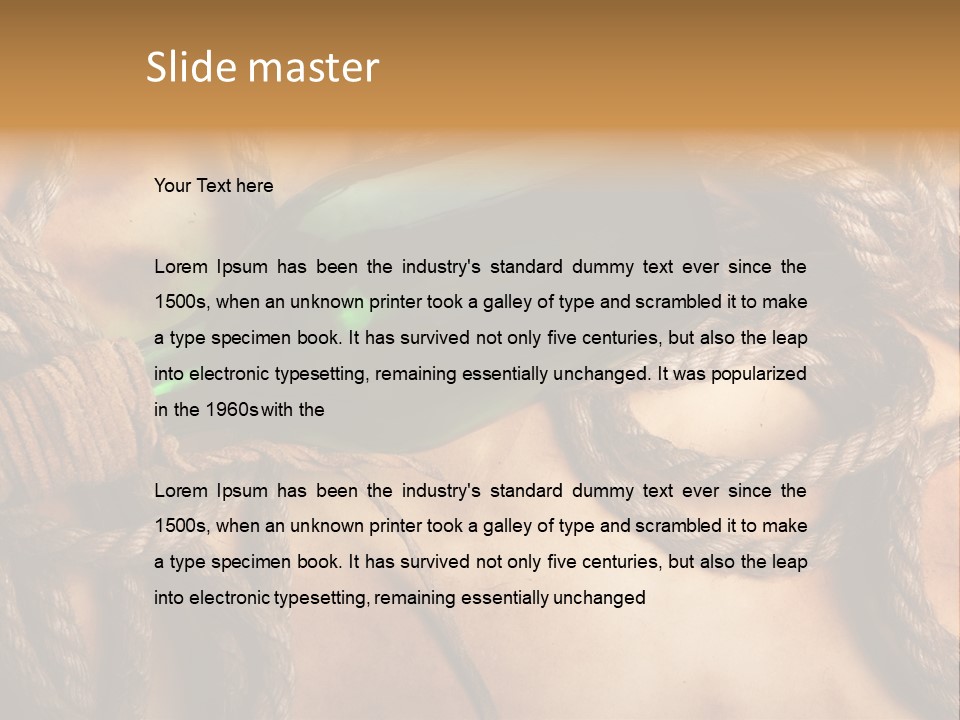 Wood Parchment Drink PowerPoint Template