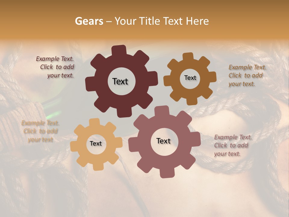 Wood Parchment Drink PowerPoint Template