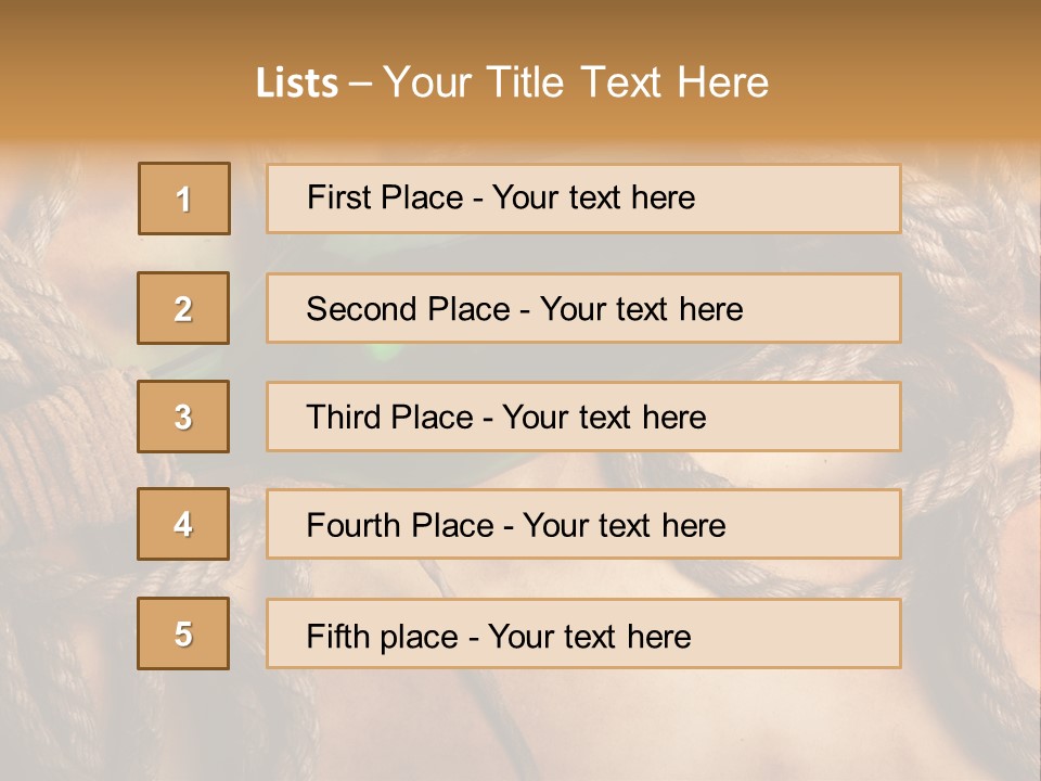 Wood Parchment Drink PowerPoint Template