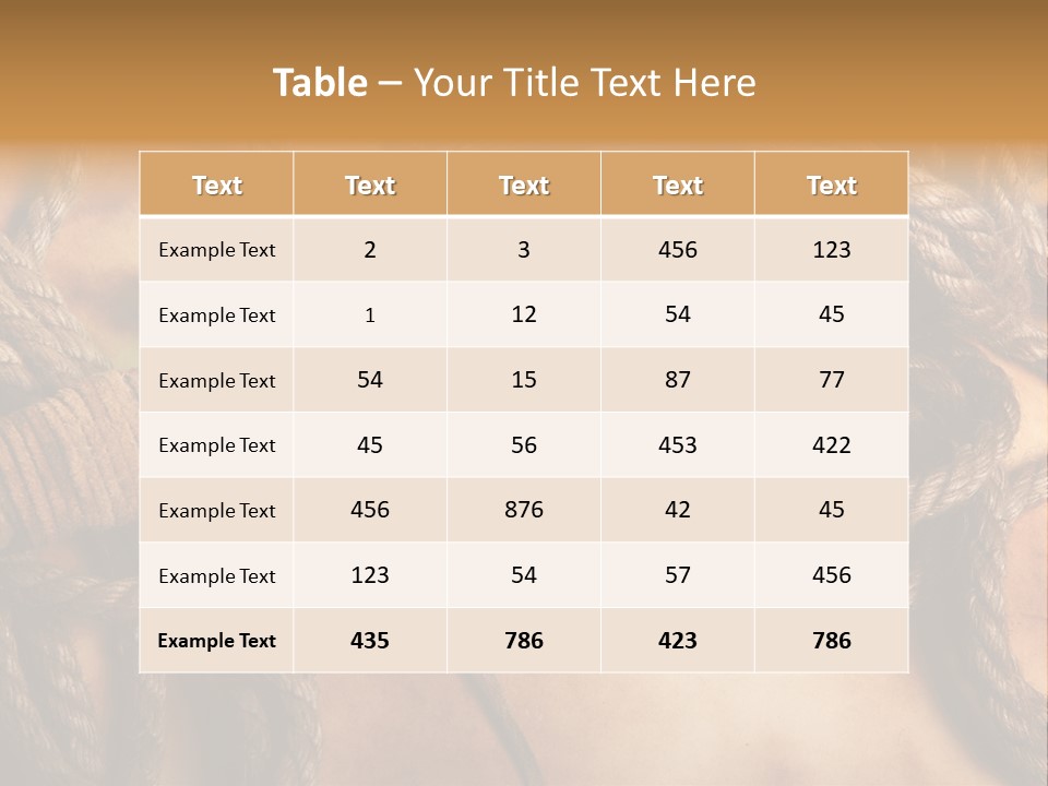 Wood Parchment Drink PowerPoint Template