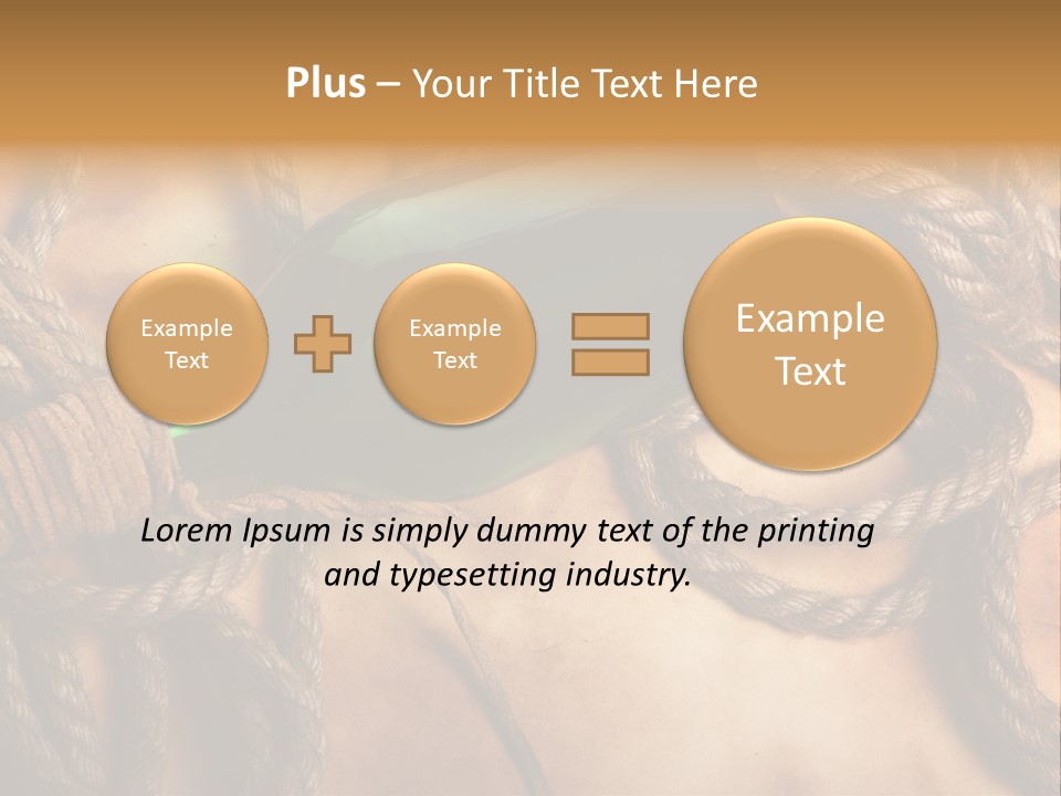 Wood Parchment Drink PowerPoint Template